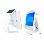 קופה ממוחשבת לבנה בסביבת עבודה