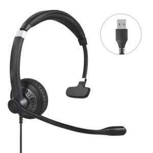 אוזניות למרכזיה Braumers BRCH-91UF USB