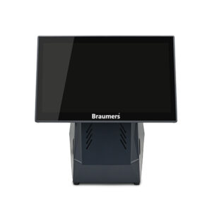 מחשב קופה אנדרואיד שני מסכים מדפסת Braumers POS BRPS-AN2DP80B