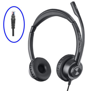 אוזניה לטלפון מדונה Braumers BRCH-BH19 call center Headset RJ9