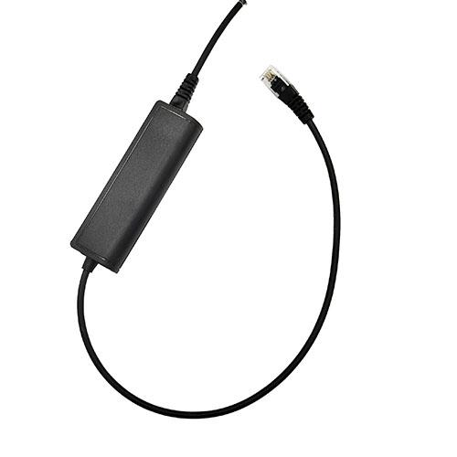 אוזניות Beien A16 מחוברות לטלפון שולחני של Cisco בסביבת מוקד טלפוני