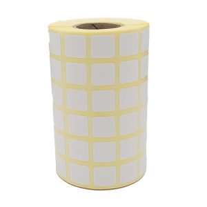 גליל מדבקות טרמיות קטנות בגודל 12.7x12 מ"מ מבית Braumers